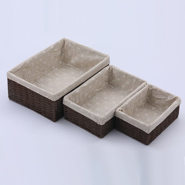 Women's Storage Basket Set with Decorative Lining Kalsten