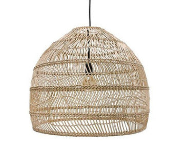 Bamboo Woven Dome Pendant Light