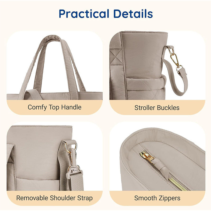 Elegant Quilted Tote Bag Kalsten
