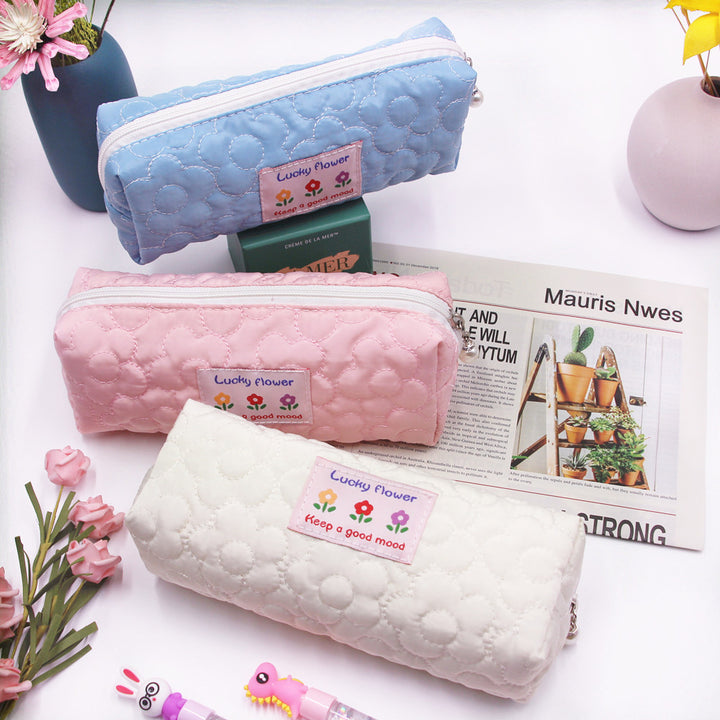 Quilted Cosmetic Pencil Case Kalsten