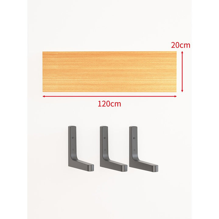 Long Narrow Floating Wall Shelf Kit with Concealed Heavy-Duty Brackets