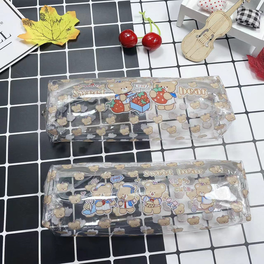 Cute Bear Patterned Pencil Case Kalsten