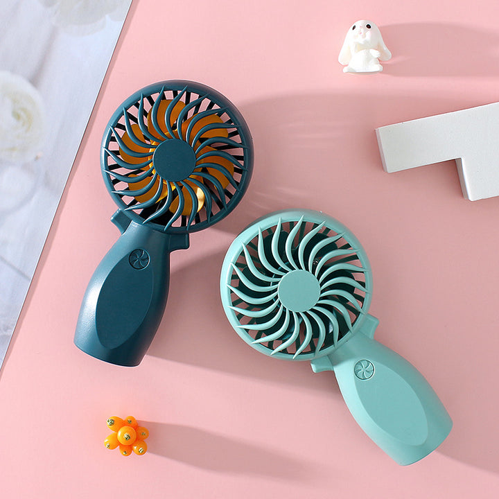 Women's portable hand fan with ergonomic grip and powerful battery technology Kalsten