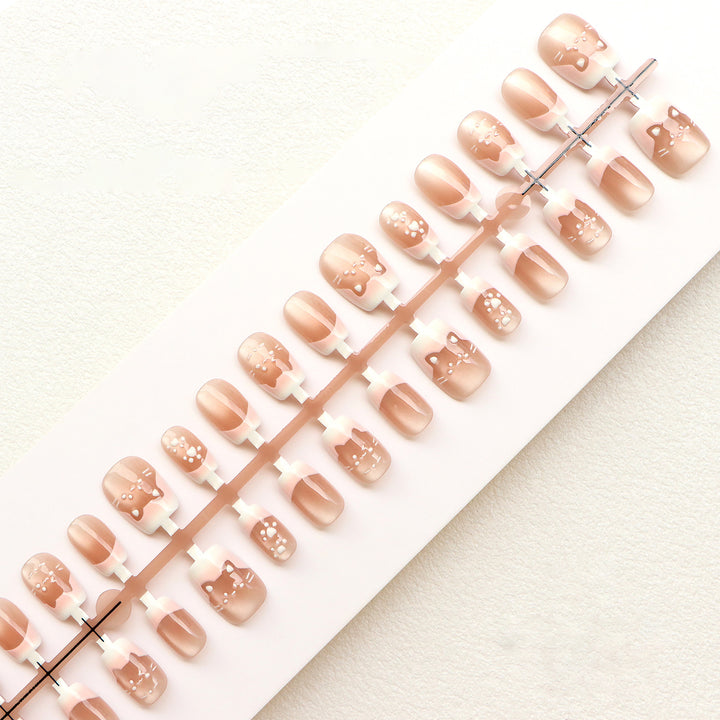 Artistic Holiday-Themed Press-On Nail Set Kalsten