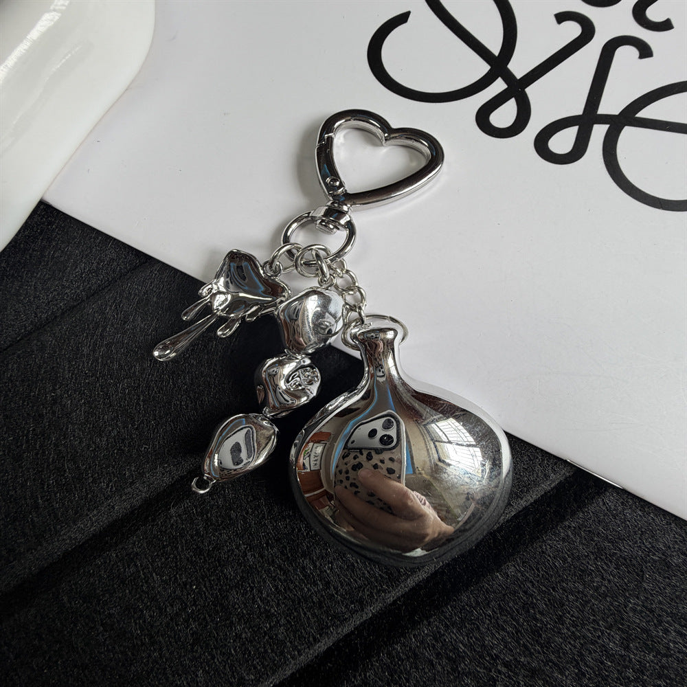Heart-Accent Decorative Keychain Kalsten