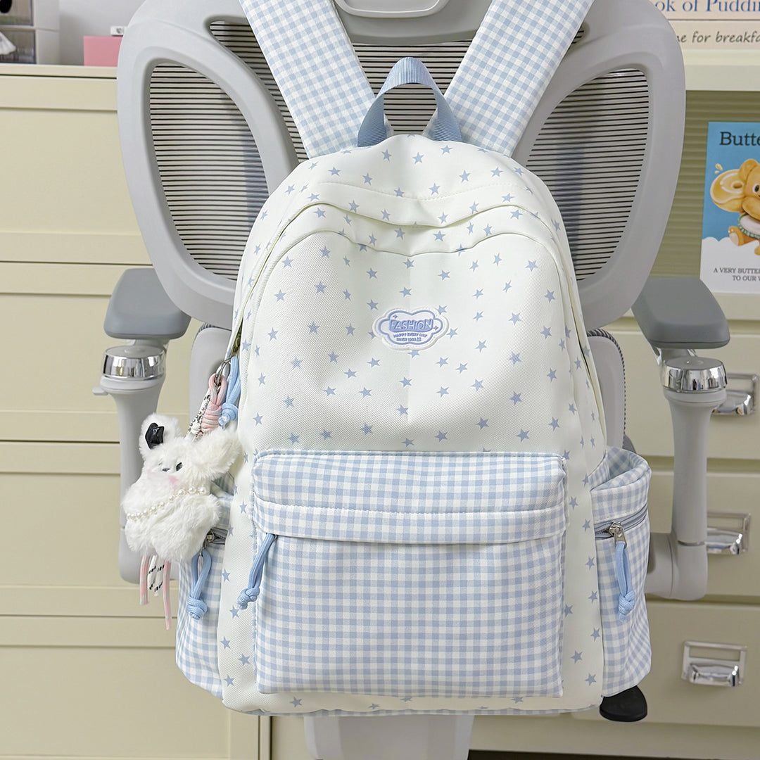 Fun Sparkly Star-Embellished School Backpack Kalsten