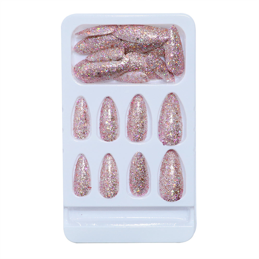 Glittering Stiletto Press-On Nail Set Kalsten