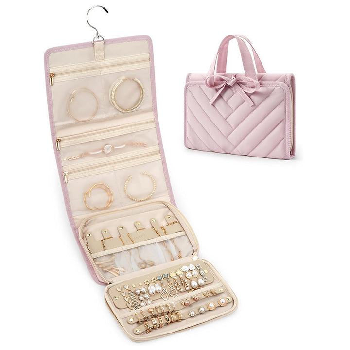 Jewelry Organizer Bag with Multiple Compartments Kalsten