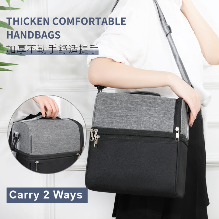 Insulated Multi-Compartment Lunch Carrier Kalsten
