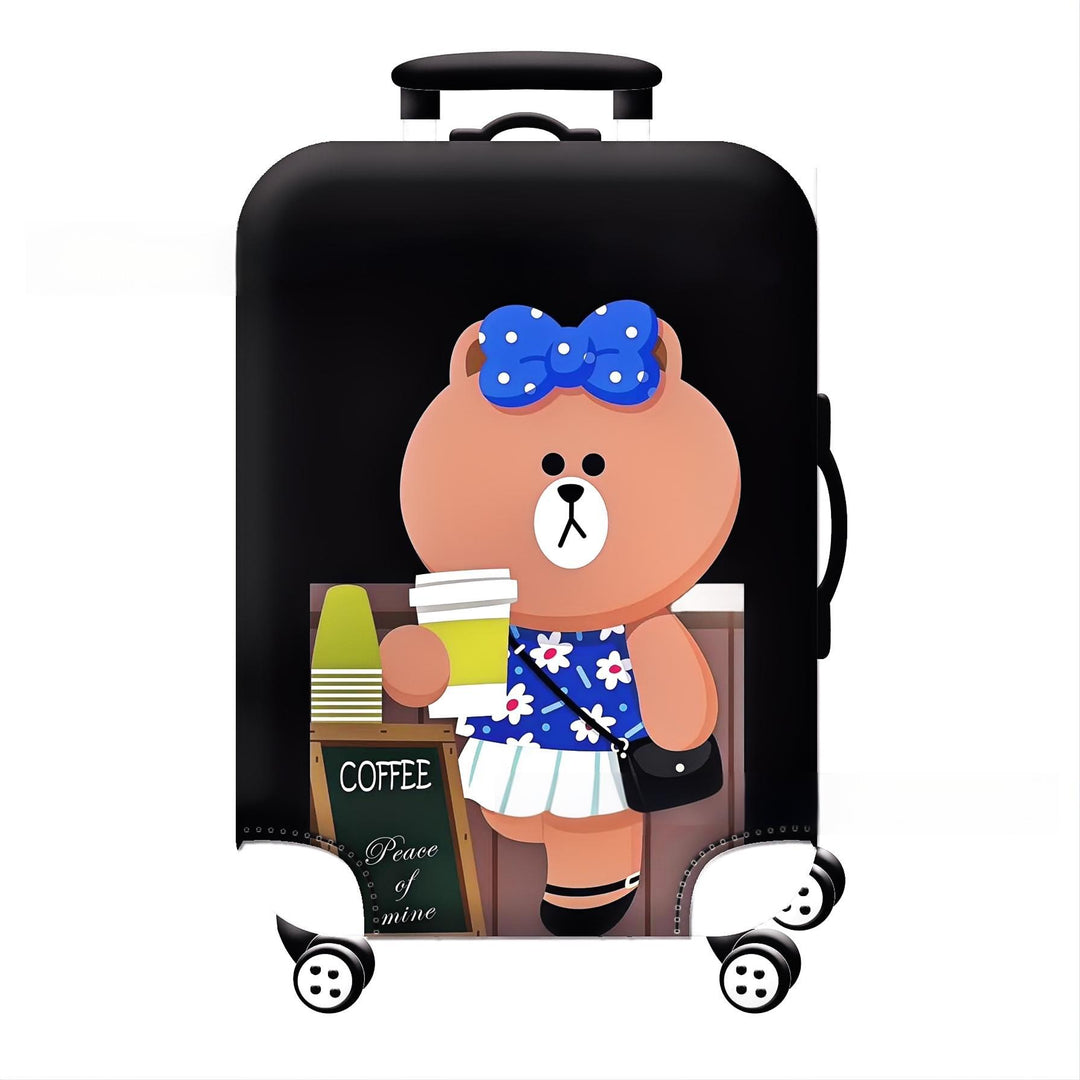 Women Hard Shell Suitcase with Cute Animal Design Kalsten
