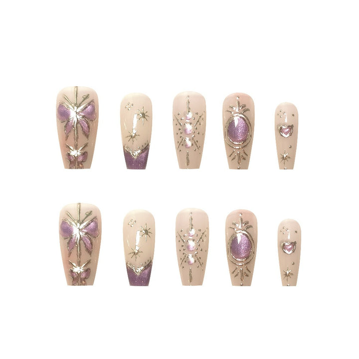 Artistic Press-On Nail Art Extensions Kalsten