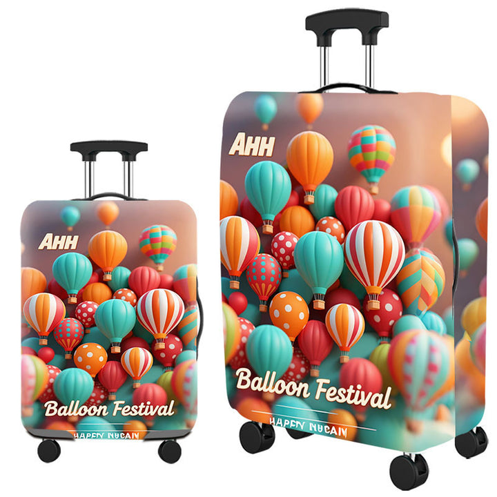 Tropical Leaf Print Hard Shell Luggage Kalsten