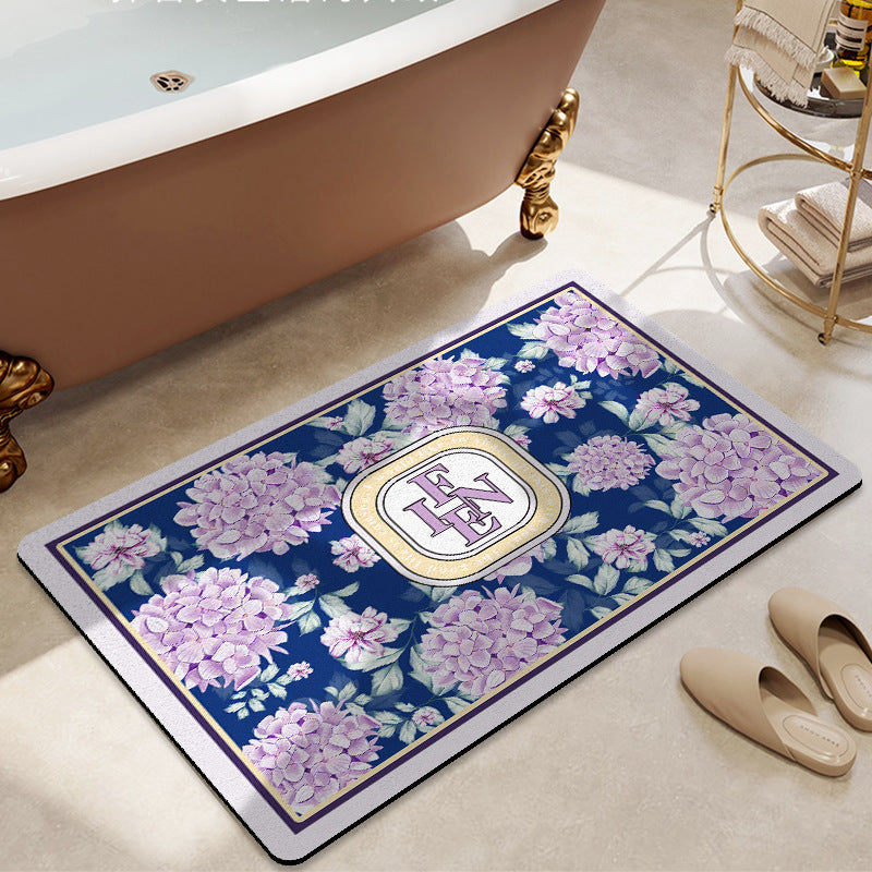 Floral Decorative Bath Mat
