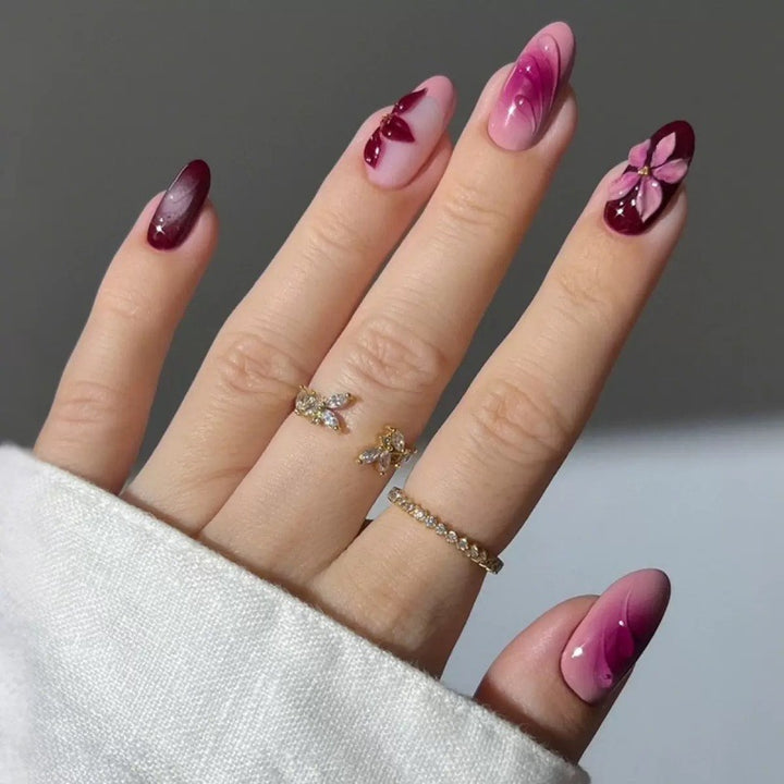 Artificial Nail Set with Decorative Nail Design Kalsten