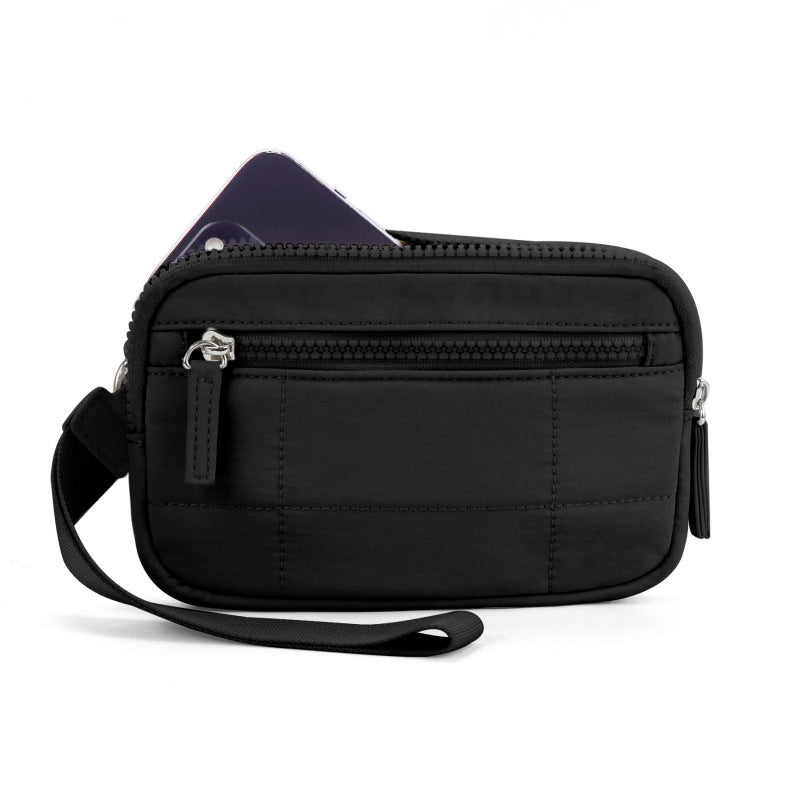 Stylish and Practical Cosmetic Clutch with Removable Carrying Strap Kalsten