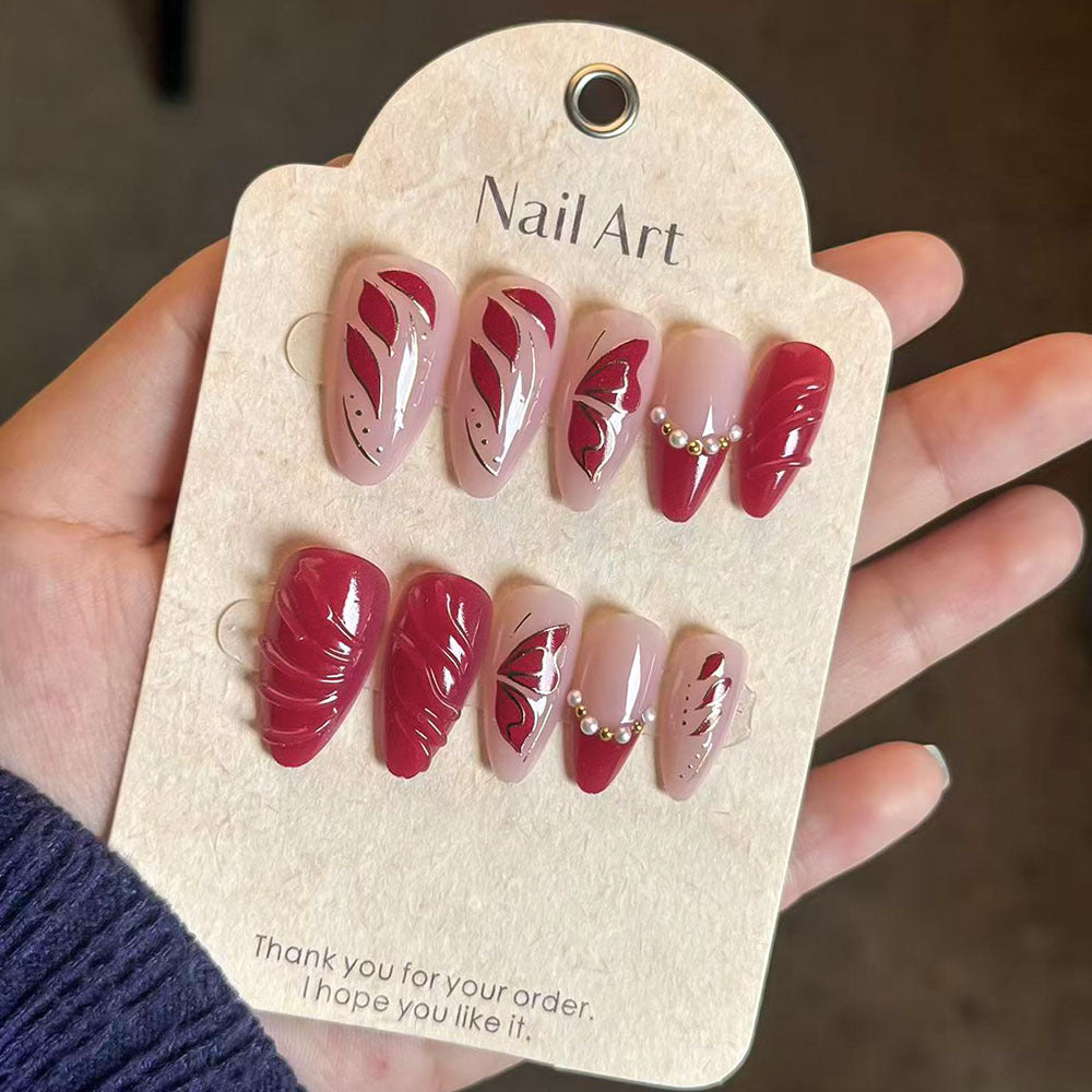 Elegant Press-On Nail Set Kalsten