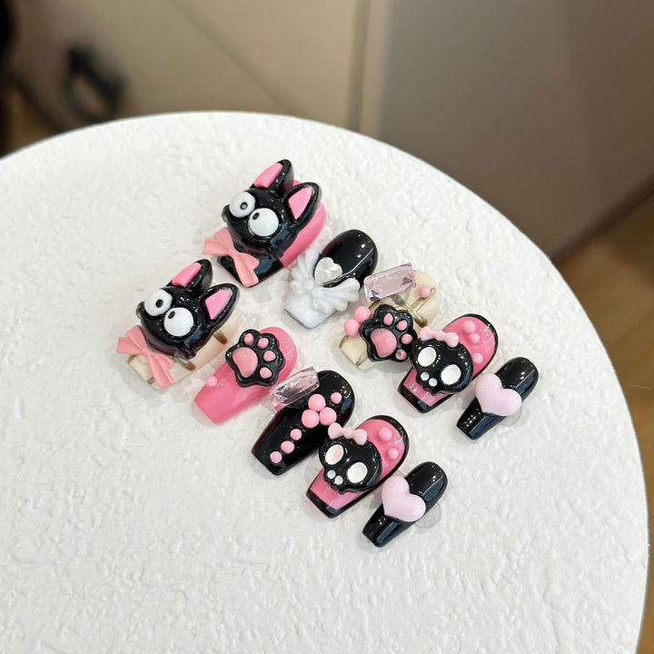 Whimsical Cartoon-Themed Press-On Nail Collection