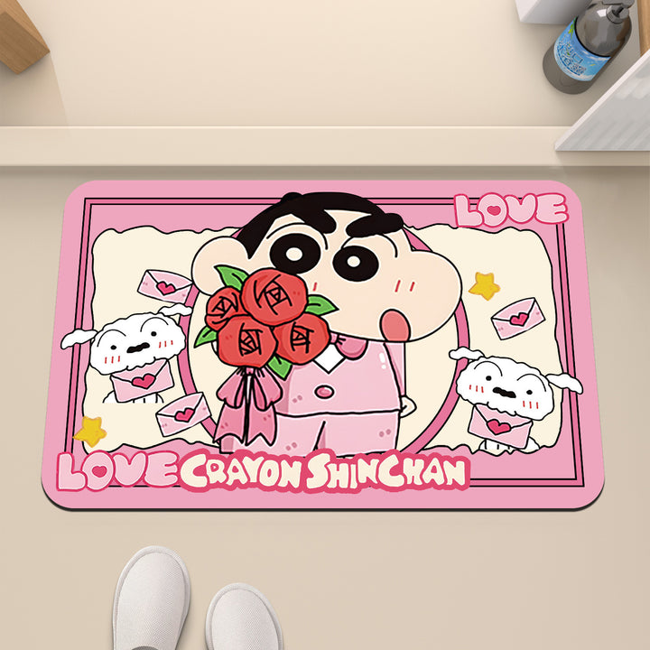 Cartoon Character Themed Bath Mat
