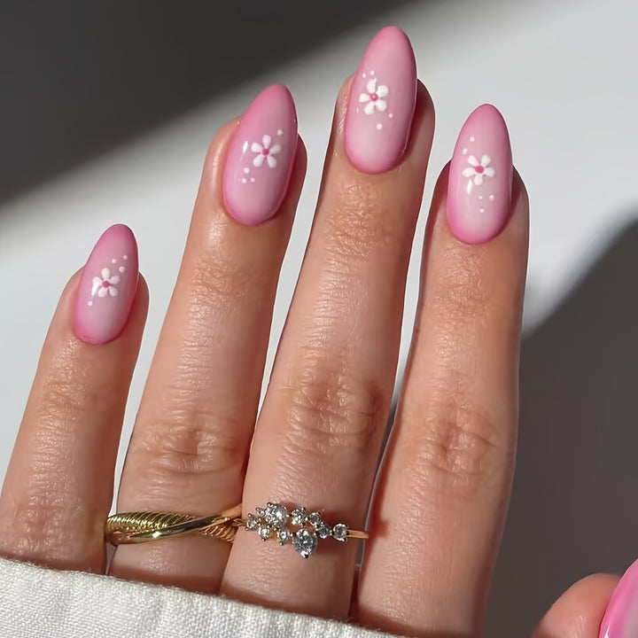 Floral Art Acrylic Nail Set Kalsten