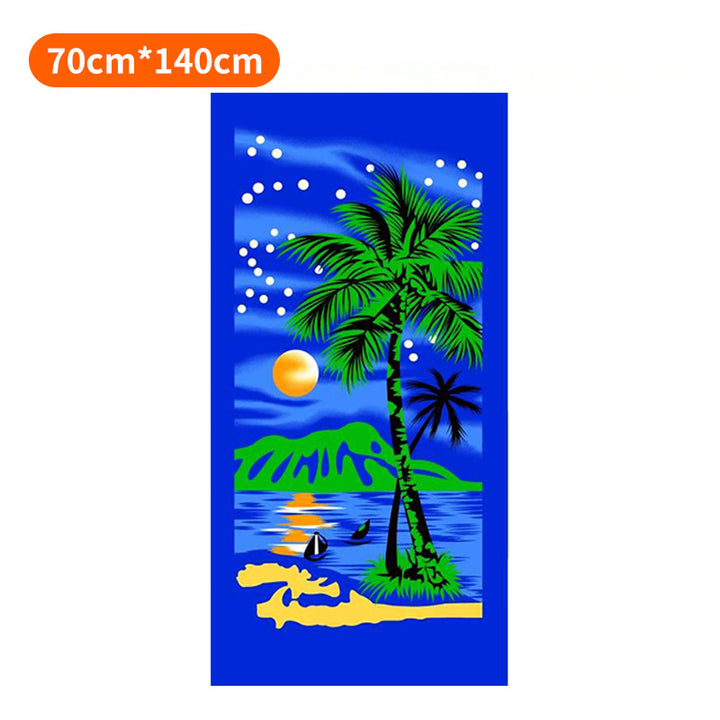 Beach towel with colorful stripe pattern Kalsten