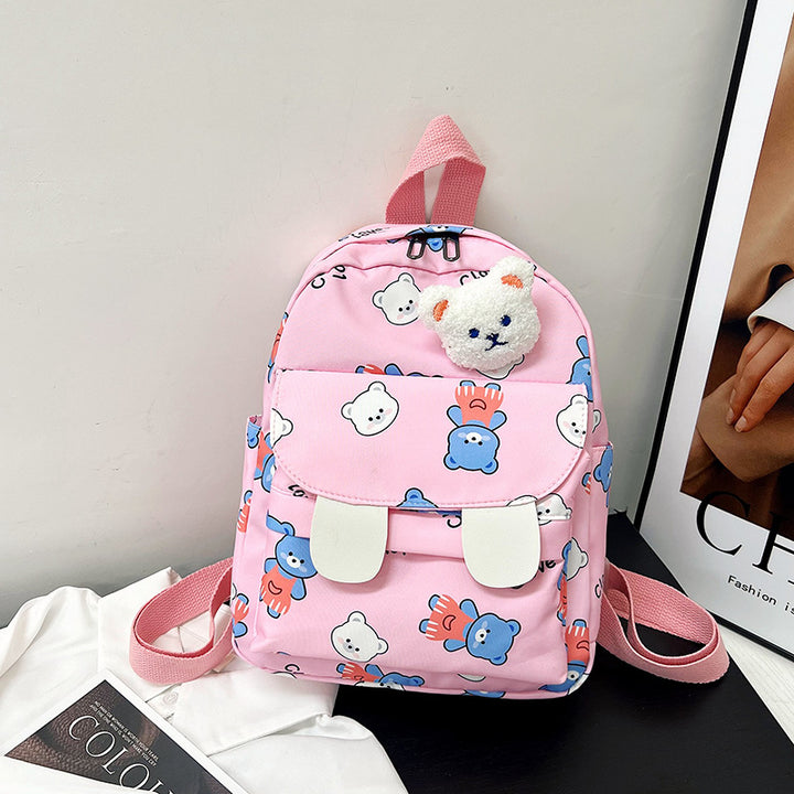 Cute Plush Bear-Themed Mini Backpack Kalsten