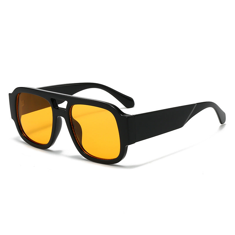 Unisex Bold Frame Retro Sunglasses Kalsten