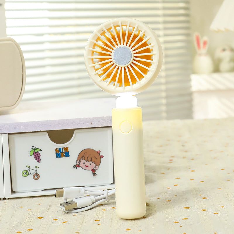 Women Portable USB Lamp Fan with Innovative Design Kalsten