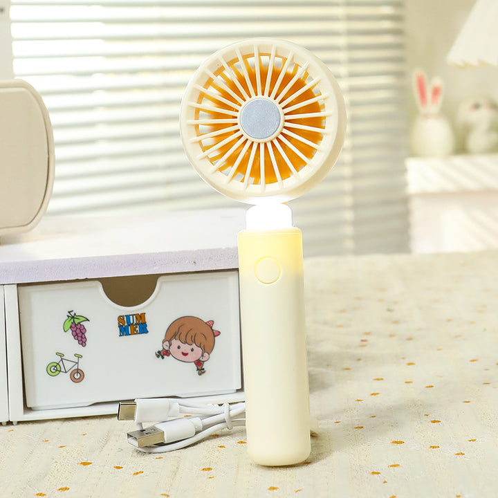 Women Portable USB Lamp Fan with Innovative Design Kalsten