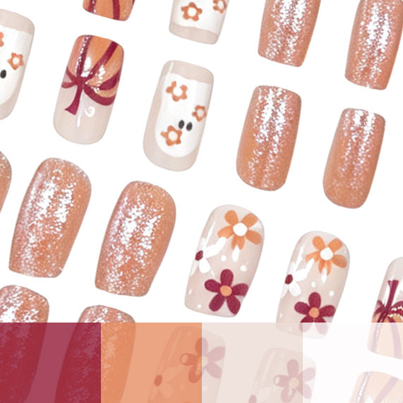 Festive Autumn-Themed Nail Art Set Kalsten