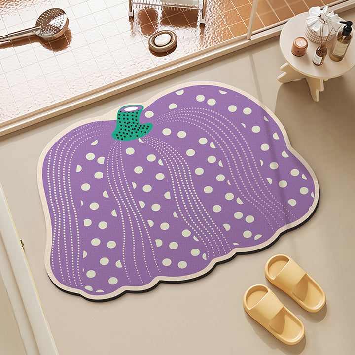 Decorative Pumpkin Shaped Area Mat