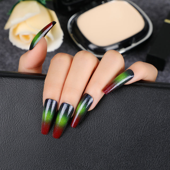 Glamorous artificial nails with gradient Kalsten