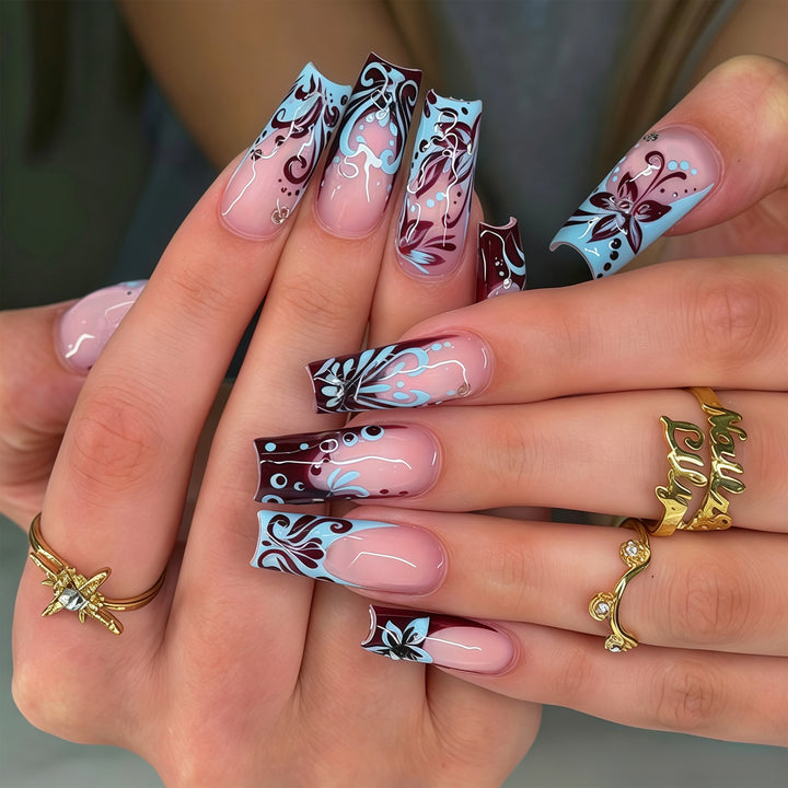 Artistic Long Nail Wraps Kalsten