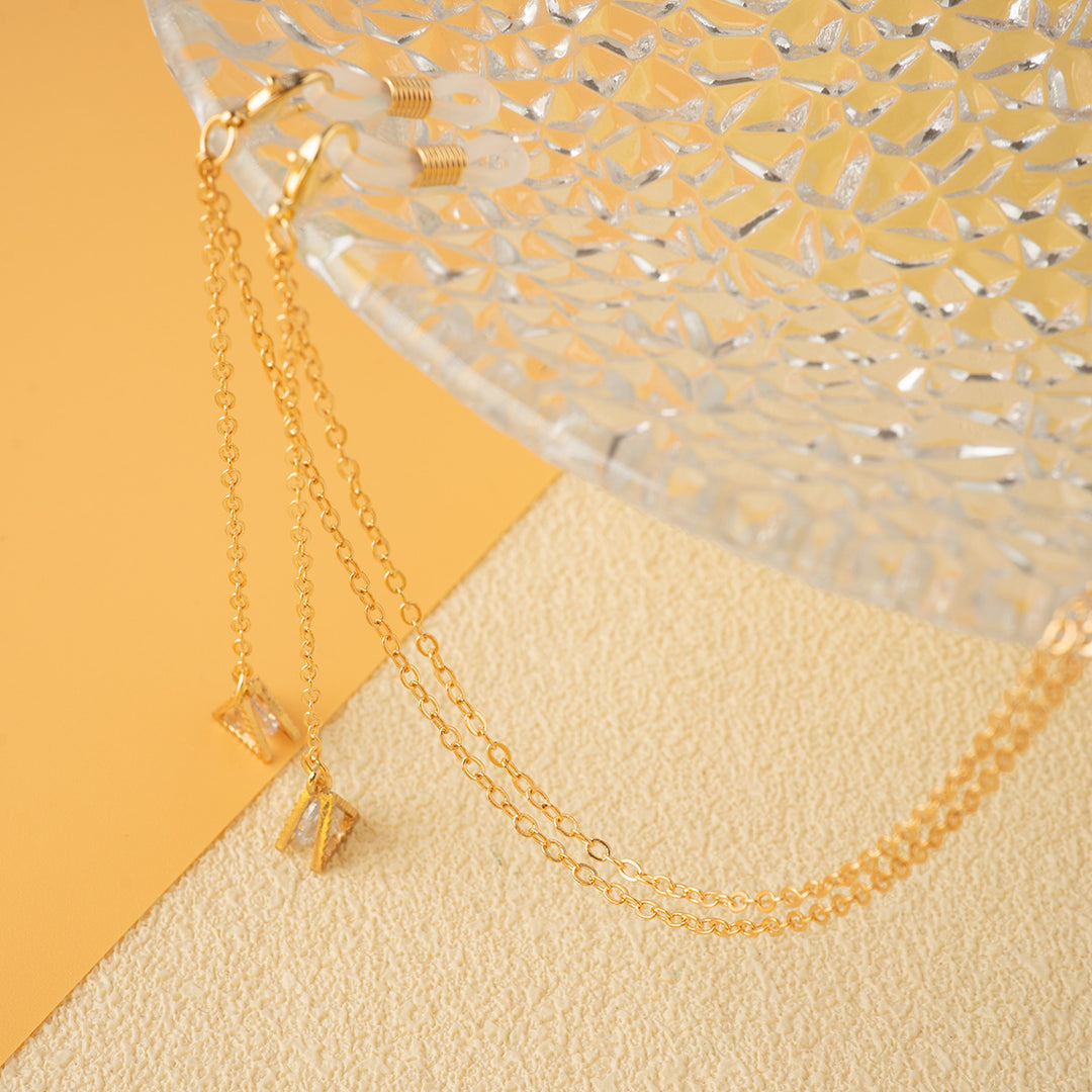 Unique Triangle Pendant Chain Necklace Kalsten