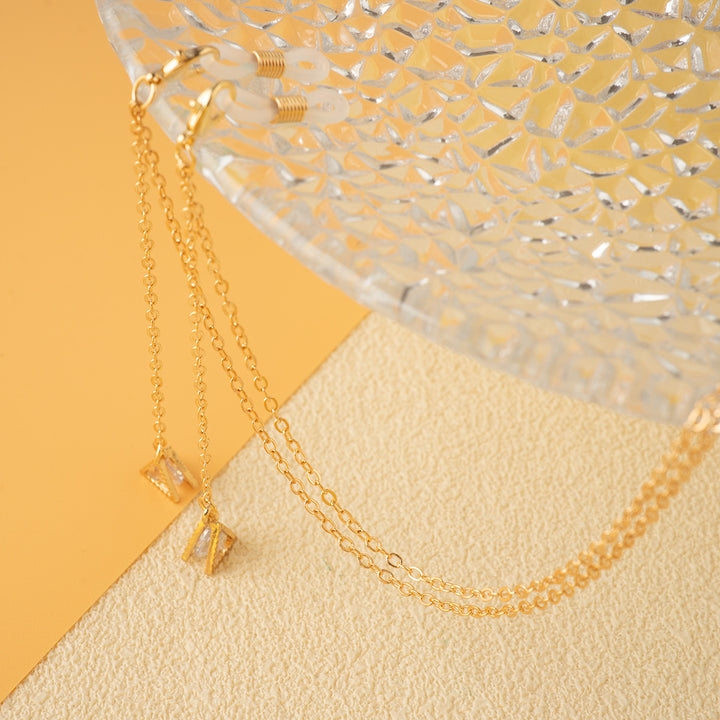 Unique Triangle Pendant Chain Necklace Kalsten