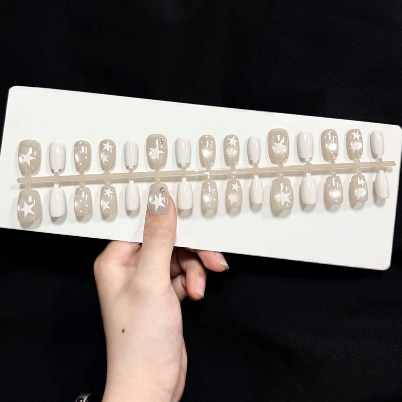 Decorative Star-Themed Press-On Nails Kalsten