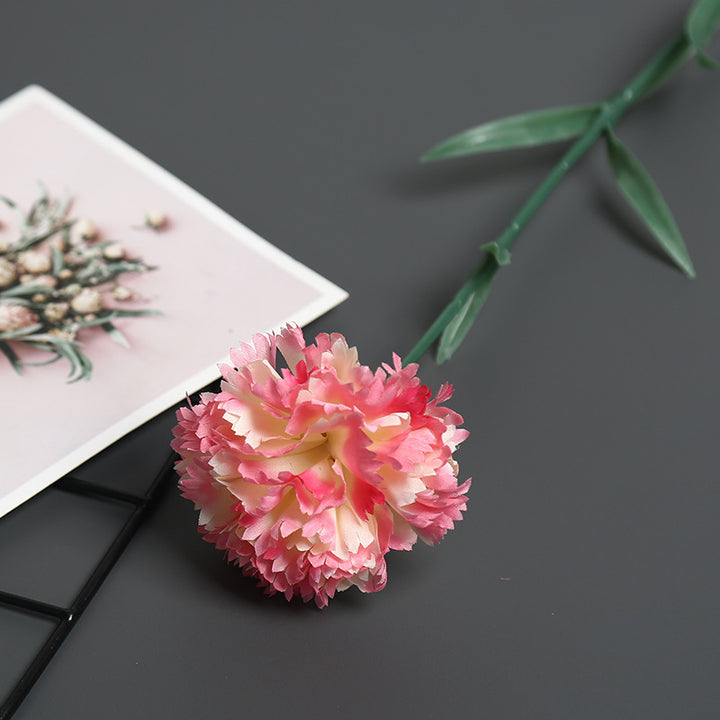Realistic Silk Carnation Stem
