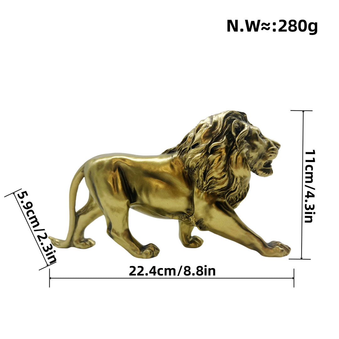 Decorative lion figurine in modern style Kalsten