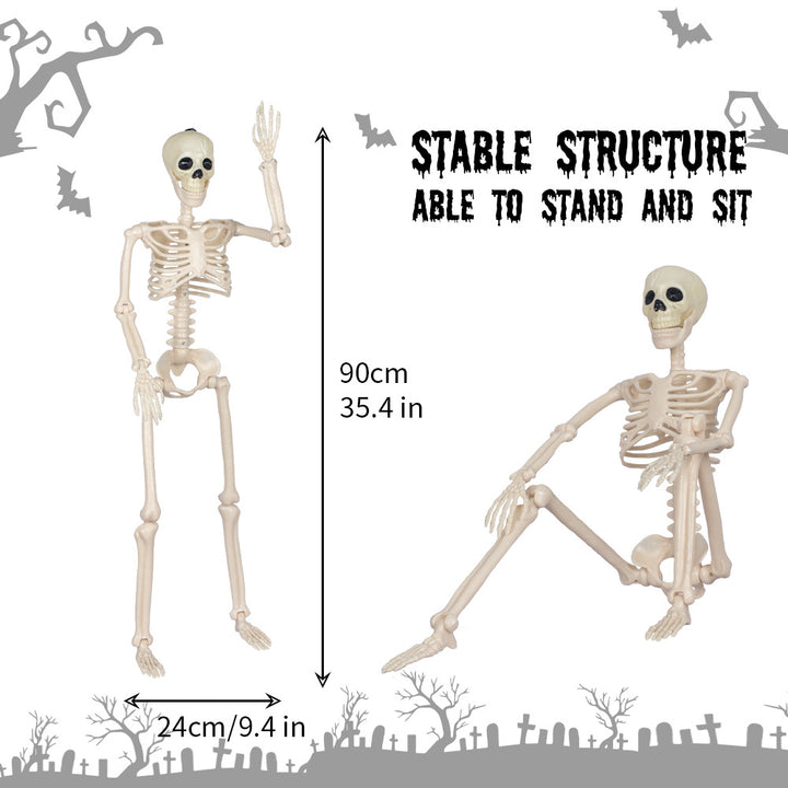 Glow-in-the-Dark Skeleton Decoration Kalsten