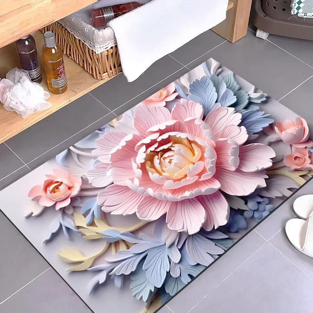 Floral Pattern Mat