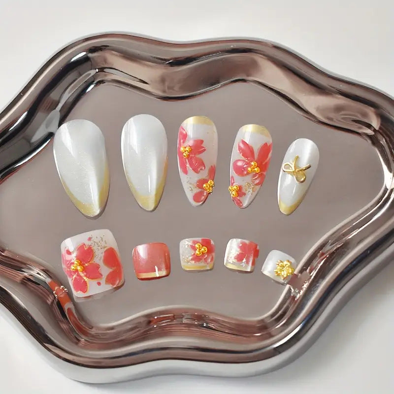 Floral Artistry Nail Set Kalsten