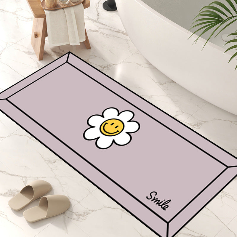 Playful Decorative Bath Mat Kalsten