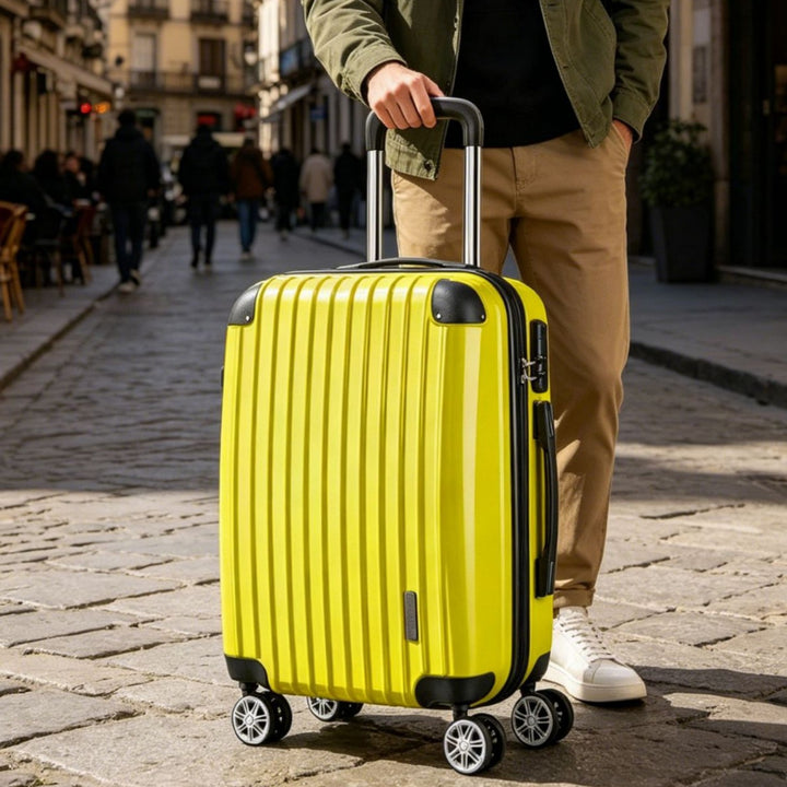 Unisex High-Durability Hard Shell Wheeled Suitcase Kalsten
