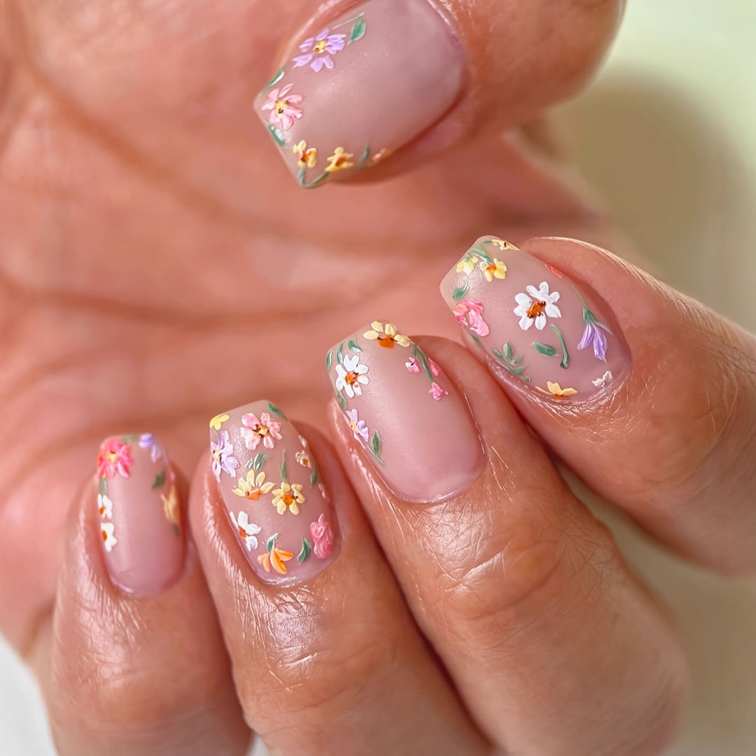 Floral Artfully Designed Nail Wraps Kalsten
