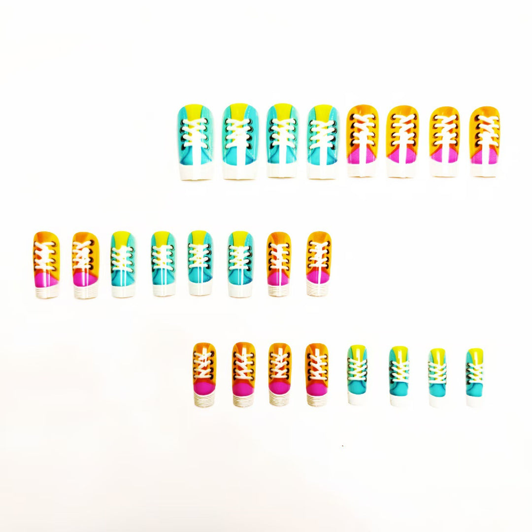 Fun Creative Sneaker Nail Art Kalsten