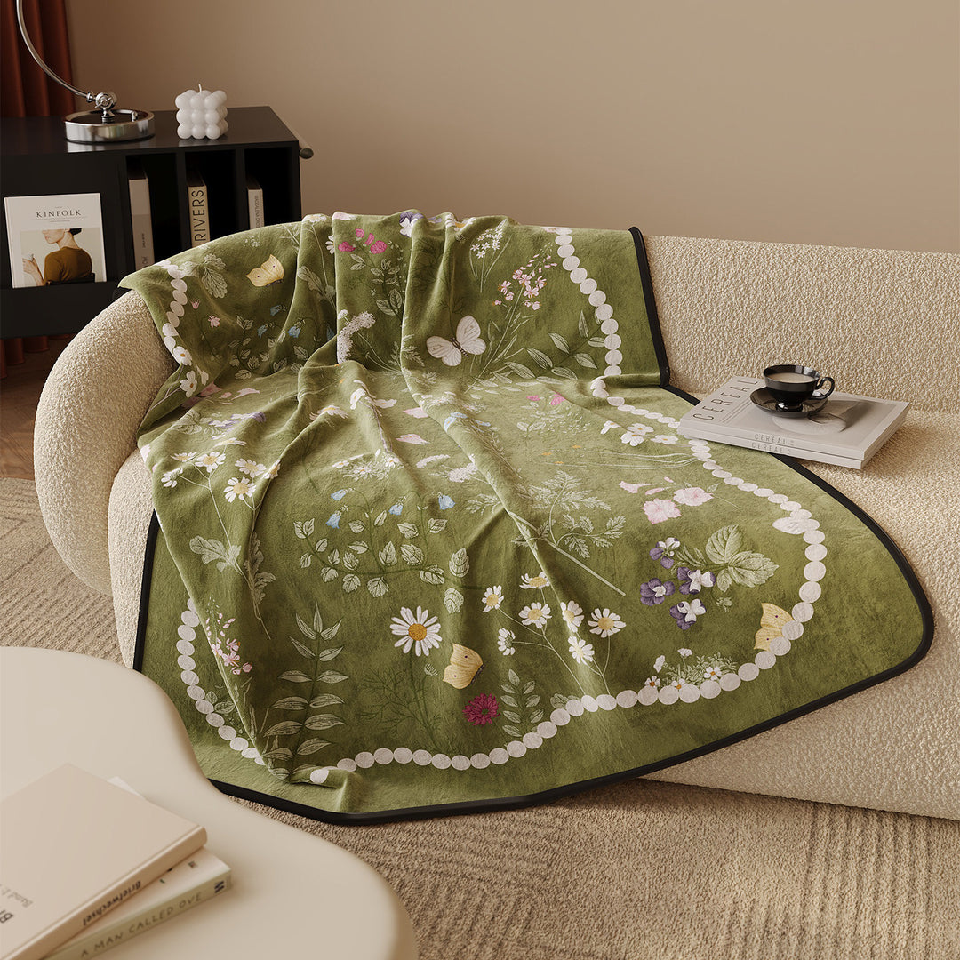 Cozy Textured Fleece Blanket