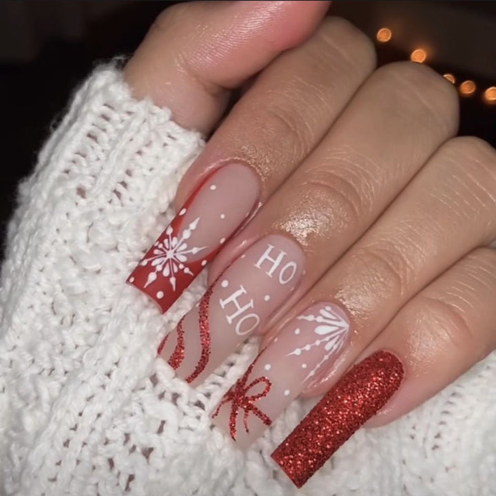 Festive Themed Press-On Nails Kalsten