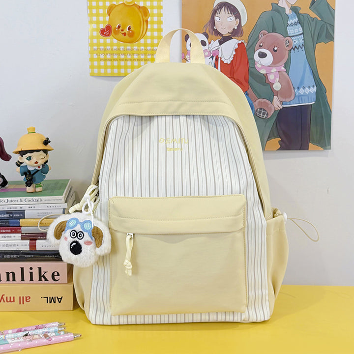Casual Stripe Patterned Backpack Kalsten