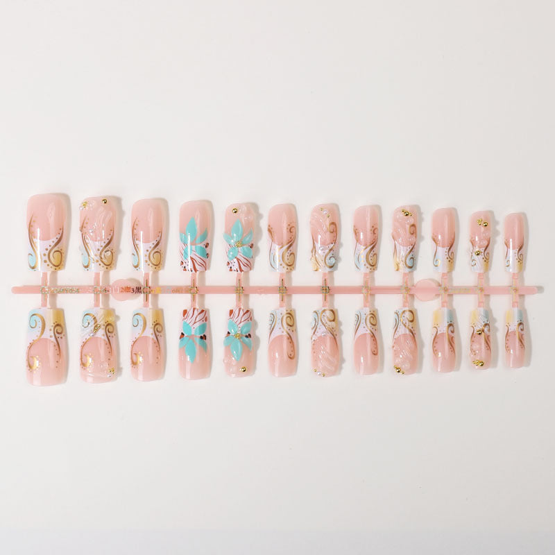Decorative Press-On Nail Art Tips Kalsten