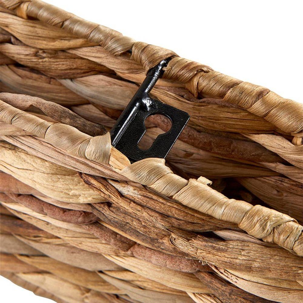 Handcrafted decoration basket made of natural materials Kalsten