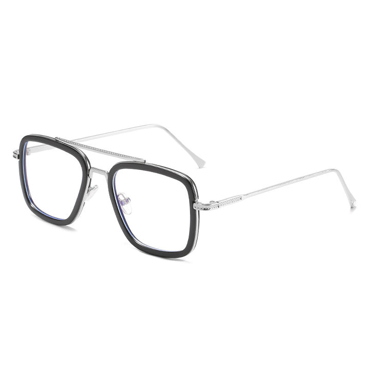 Women's fashionable square sunglasses with luxurious metal frame Kalsten